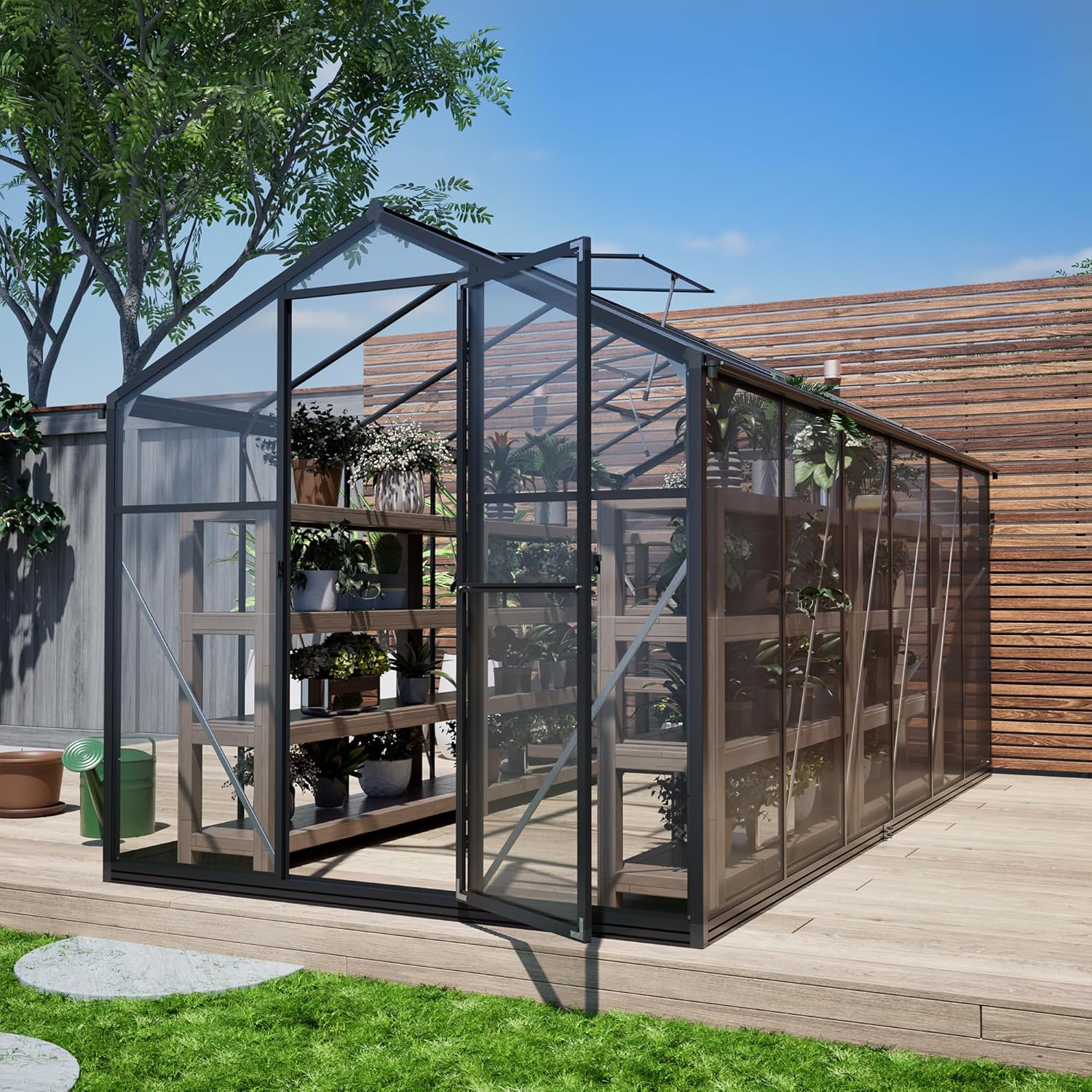 Thanaddo 6.2x12.4FT Greenhouse