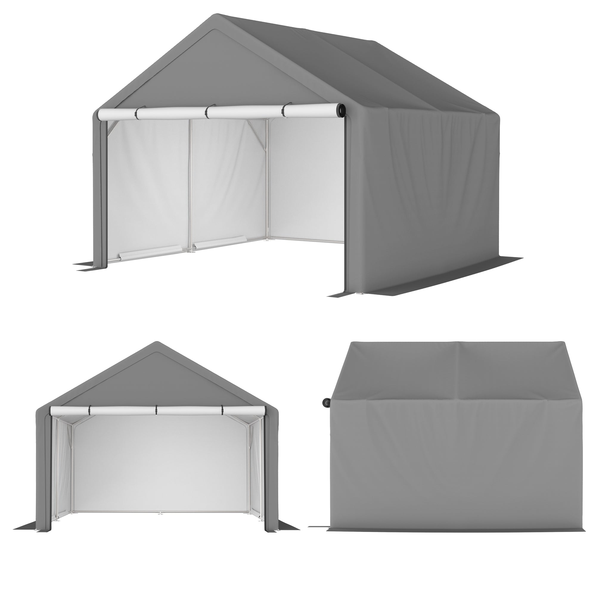 Thanaddo 10.ft x 10.ft Portable Shed Outdoor Storage Shelter