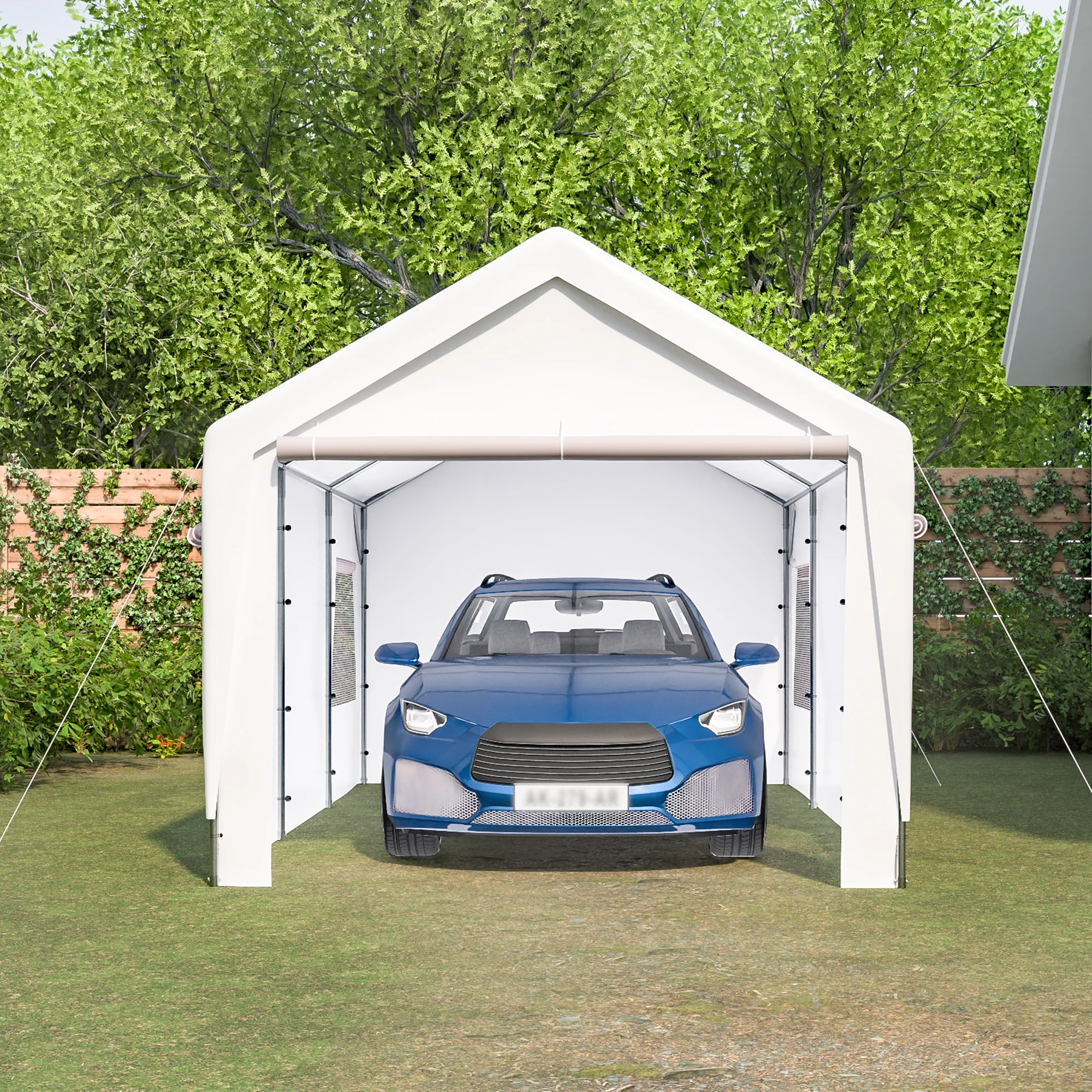 10x20 ft Heavy Duty Steel Carport