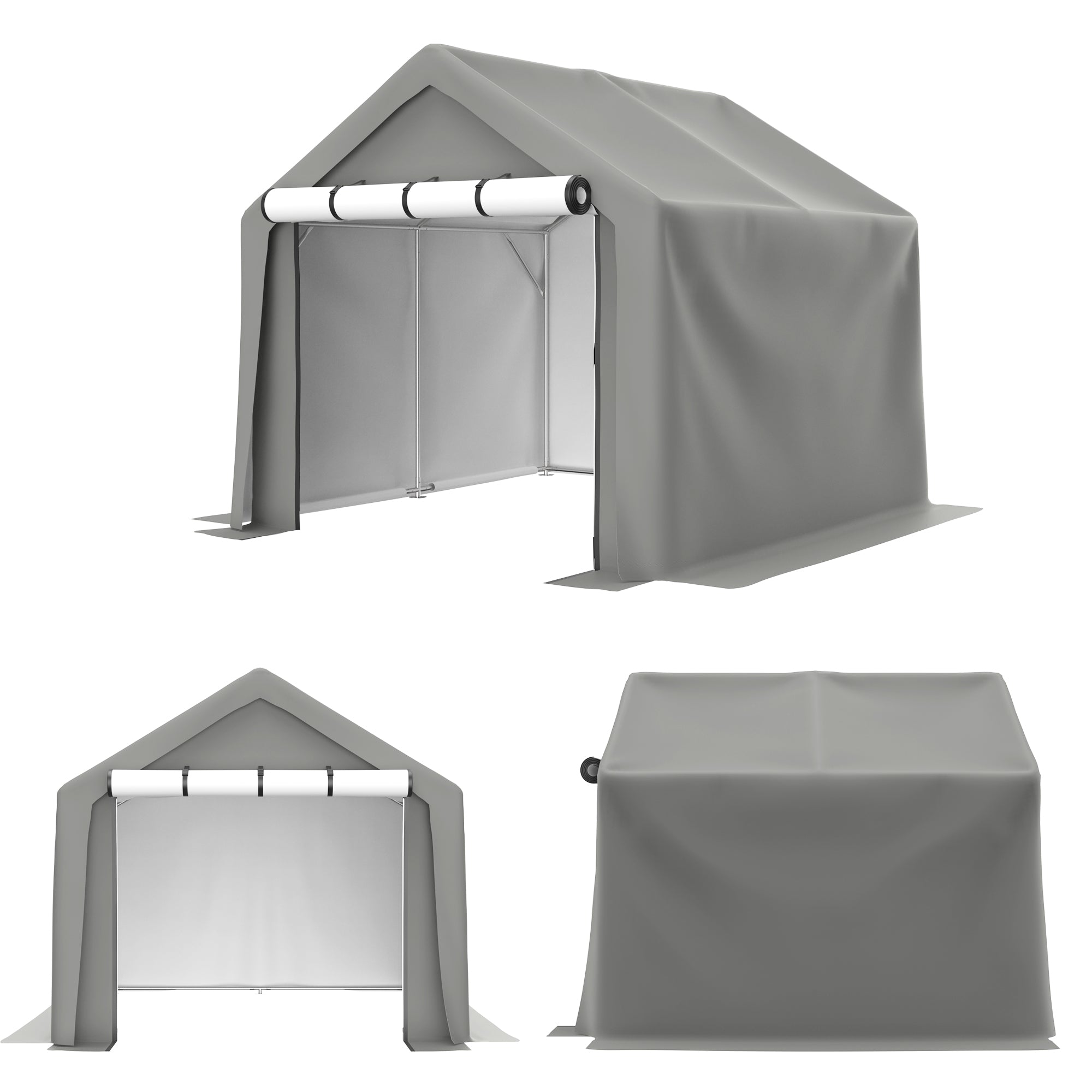 Thanaddo 8.ft x 8.ft Portable Shed Outdoor Storage Shelter