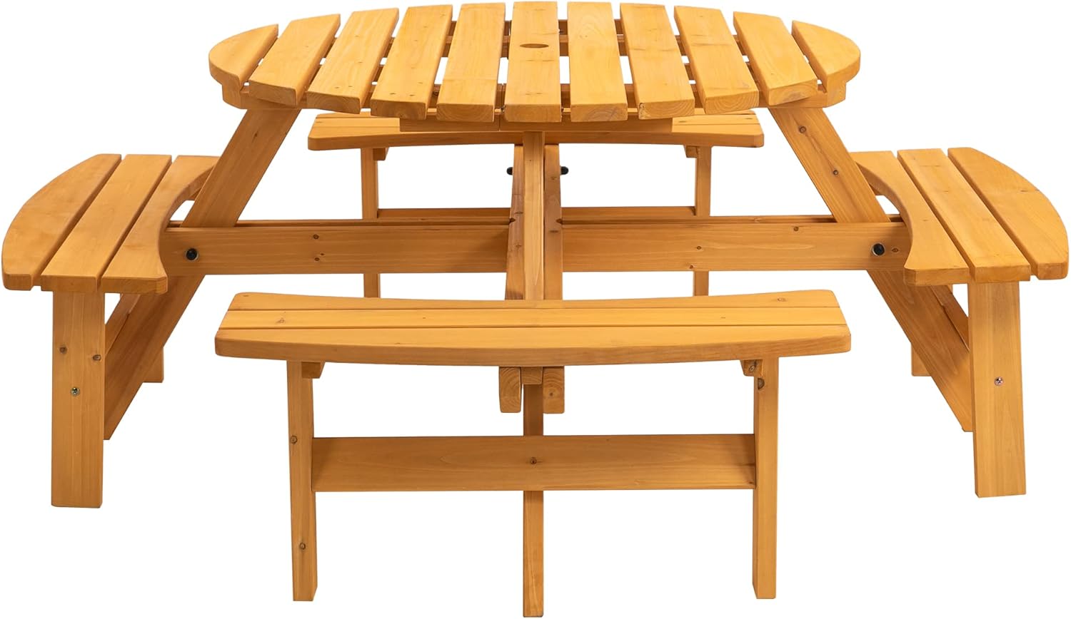 Thanaddo Picnic Table with 4 Benches
