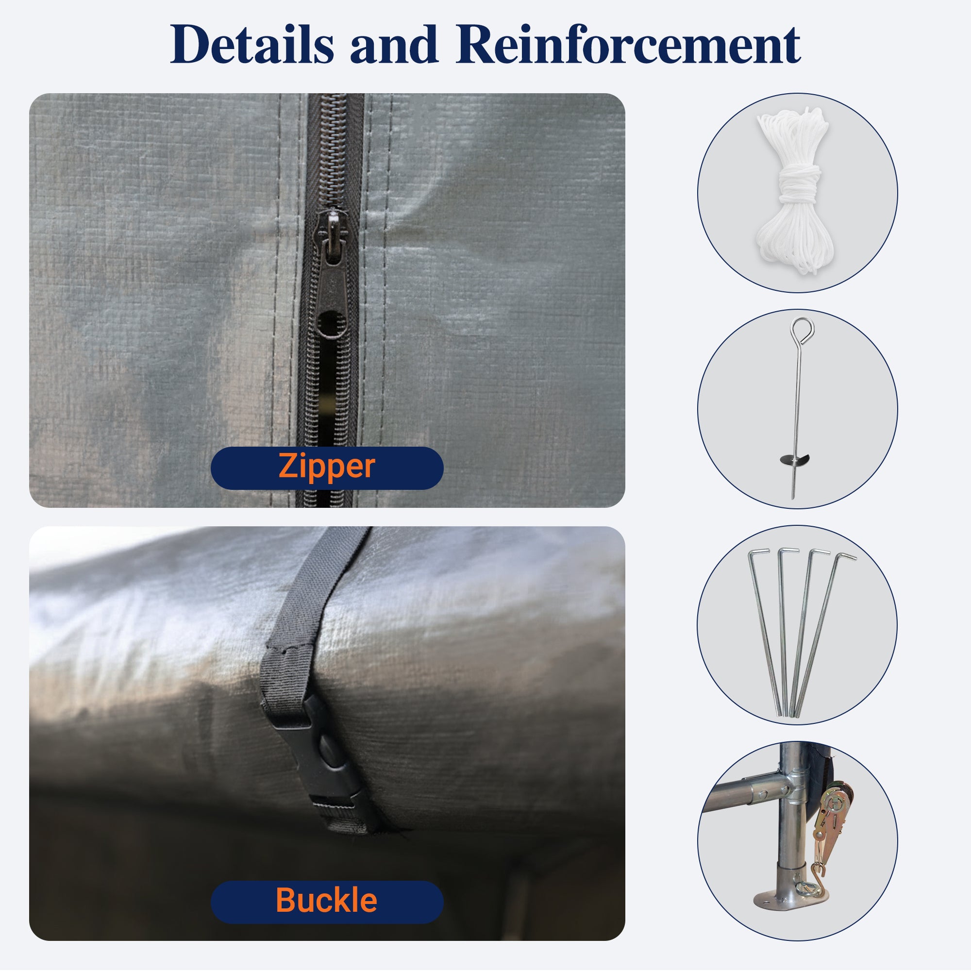 LZBEITEM Carports 12x20 ft Heavy Duty Car Canopy Garage with Removable Doors