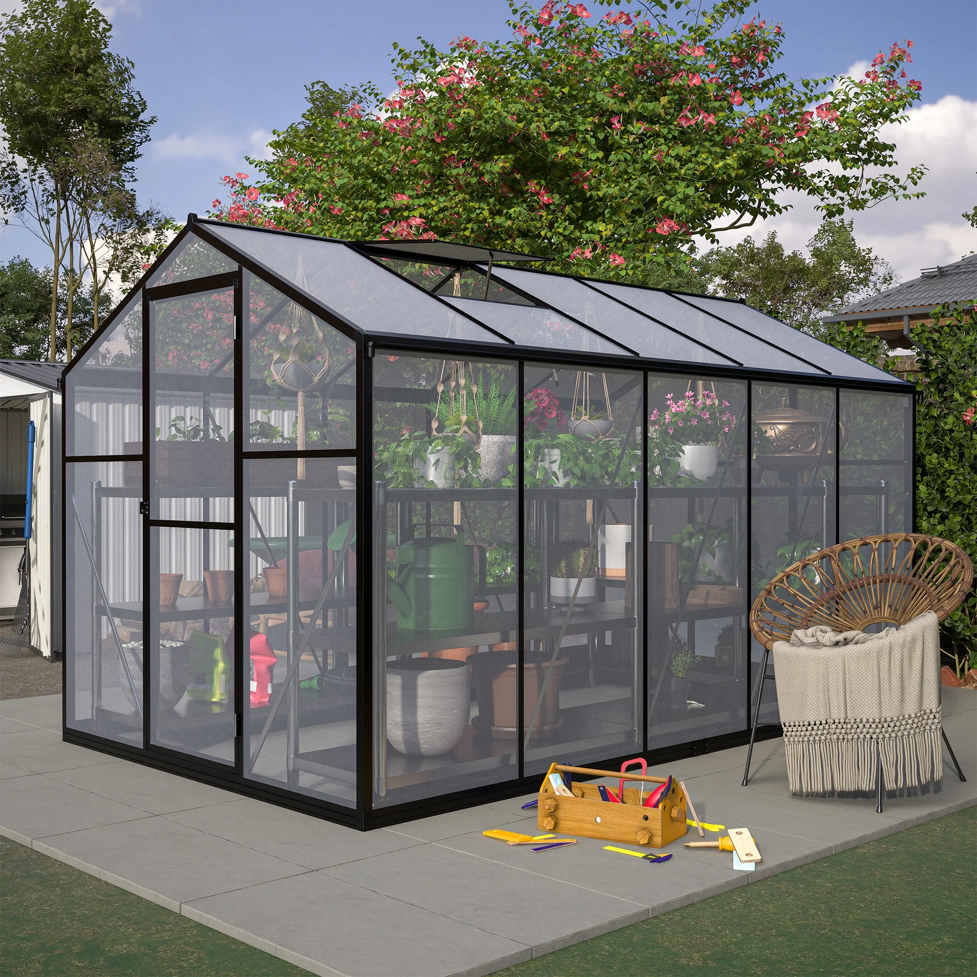 6'x10' Outdoor Greenhouse